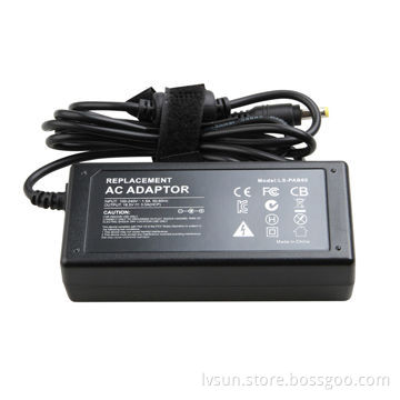 18.5V/4.5A Laptop AC Adapter with 4-pin DC Plug, Measures 130 x 56x 29mm